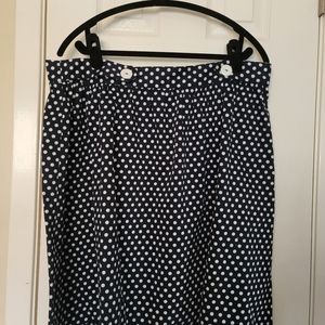 Modcloth polka dots skirt